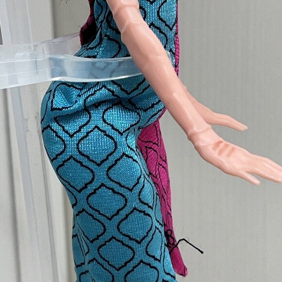 Mattel Doll with Pink Hair and Colorful Dress - Picture 9 of 16